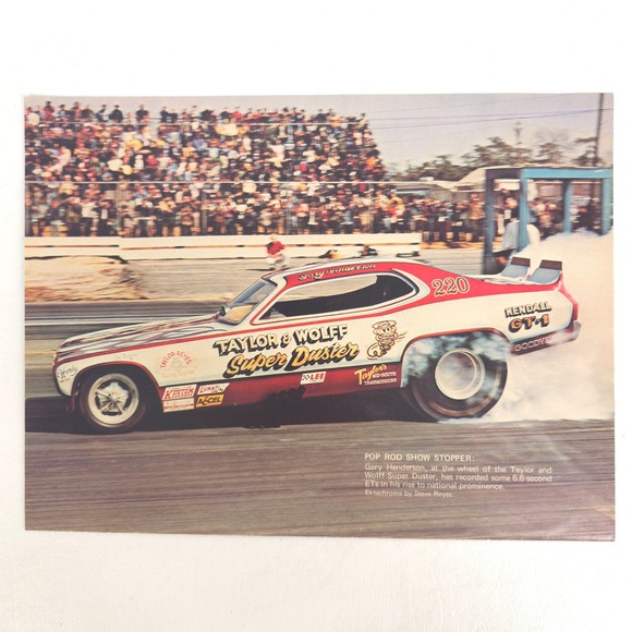 Plymouth | Art | Vintage Plymouth Super Duster Print Ad Taylor Wolff ...